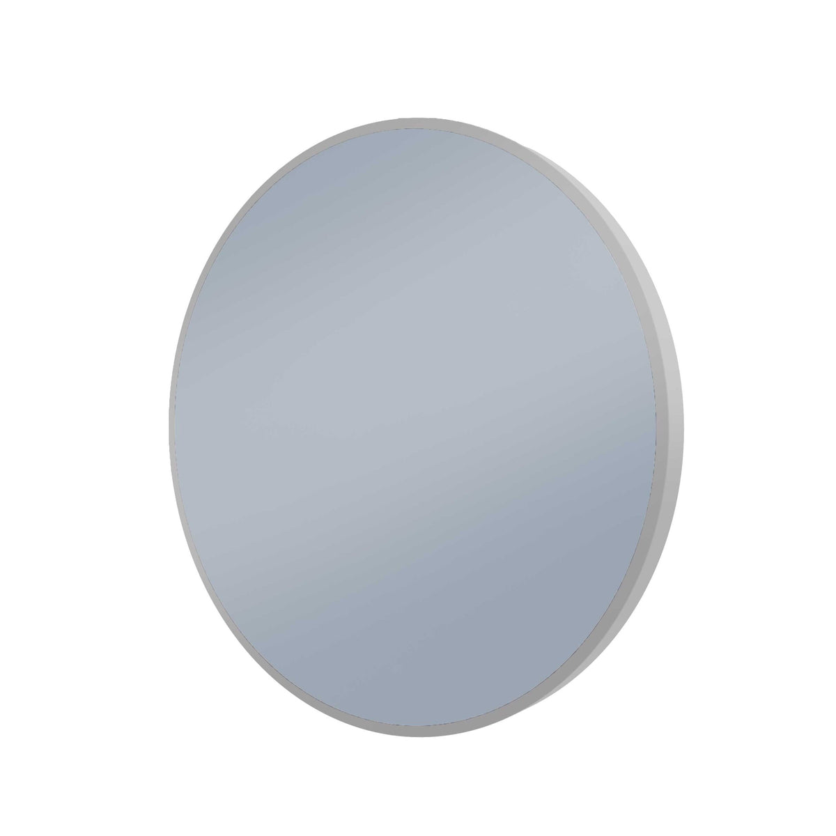Framed S Series Round LED Mirror Brits Nickel