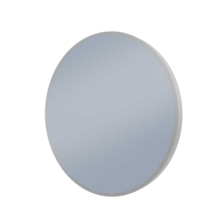 Framed S Series Round LED Mirror Brits Nickel