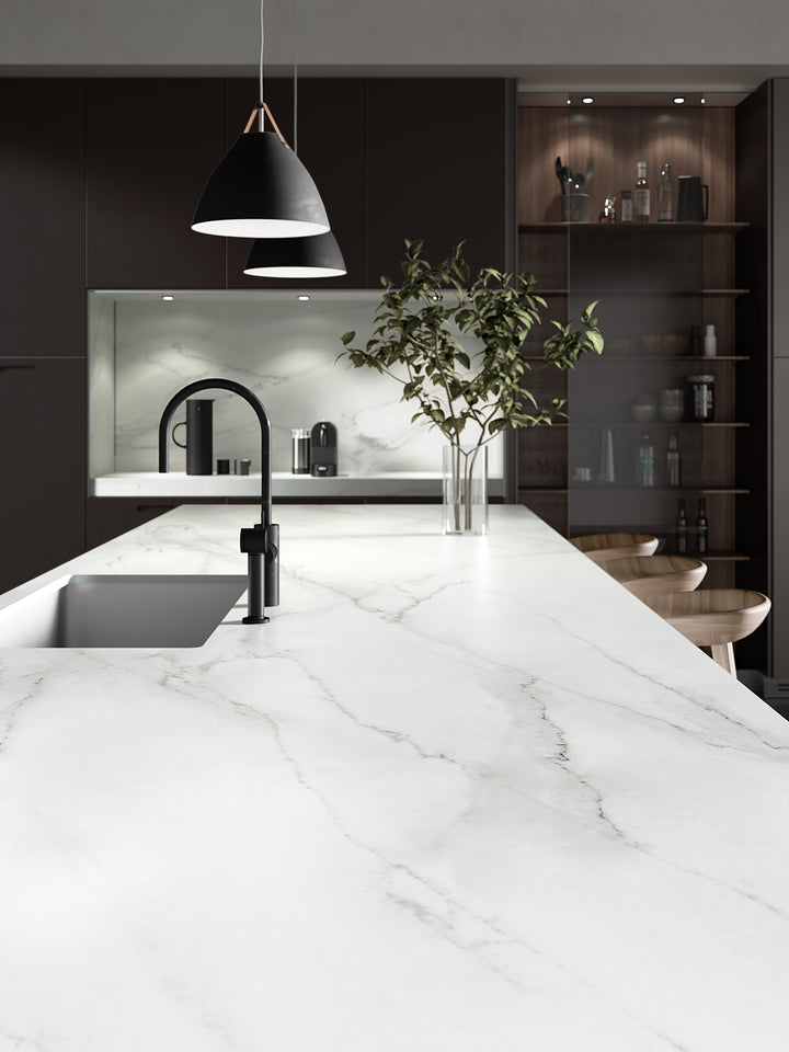 Dekton Rem on a kitchen island benchtop