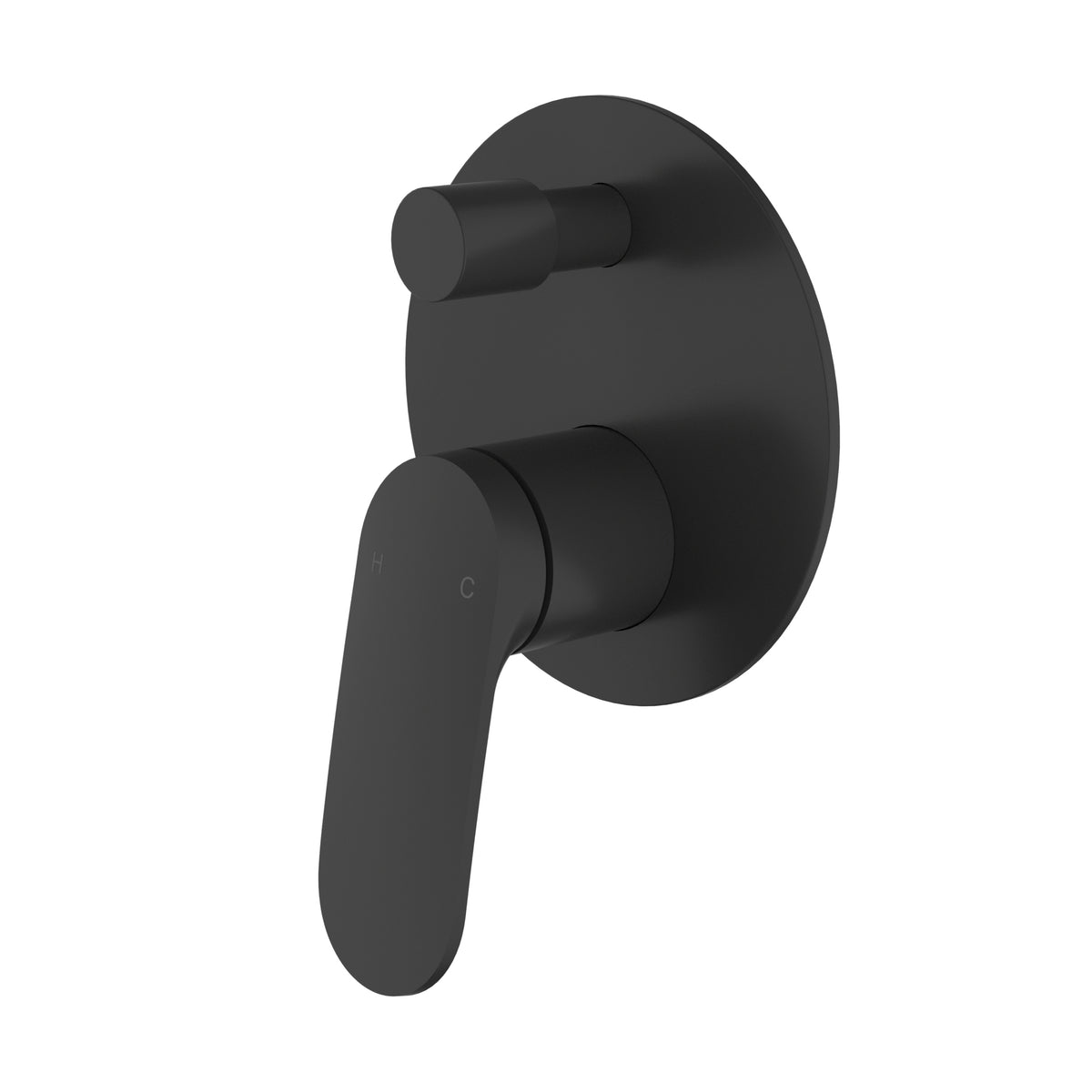 Sulu II Wall Diverter Mixer Trim Kit - Matt Black