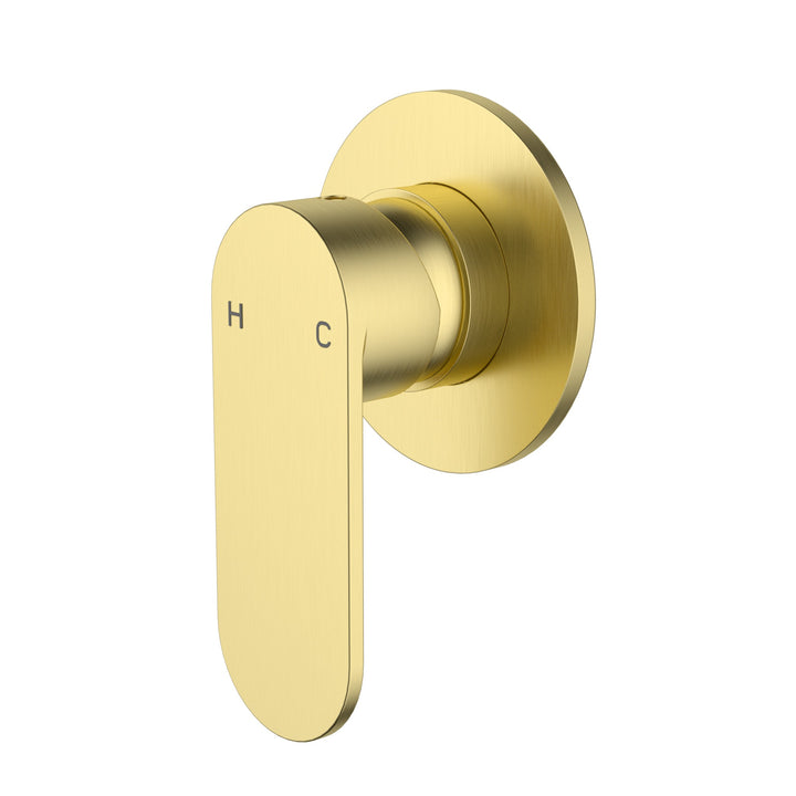 Sora SS Wall Mixer Trim Kit - Brushed Gold