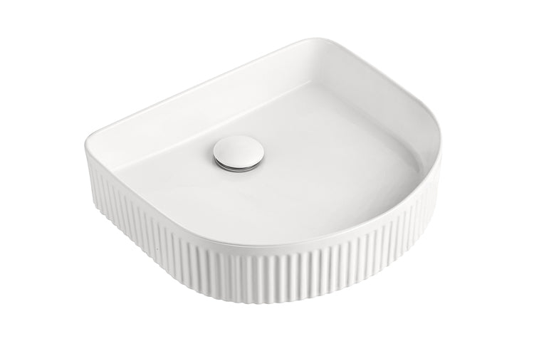 Arch Fluted - Gloss White