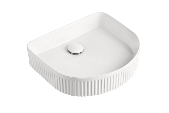 Arch Fluted - Gloss White