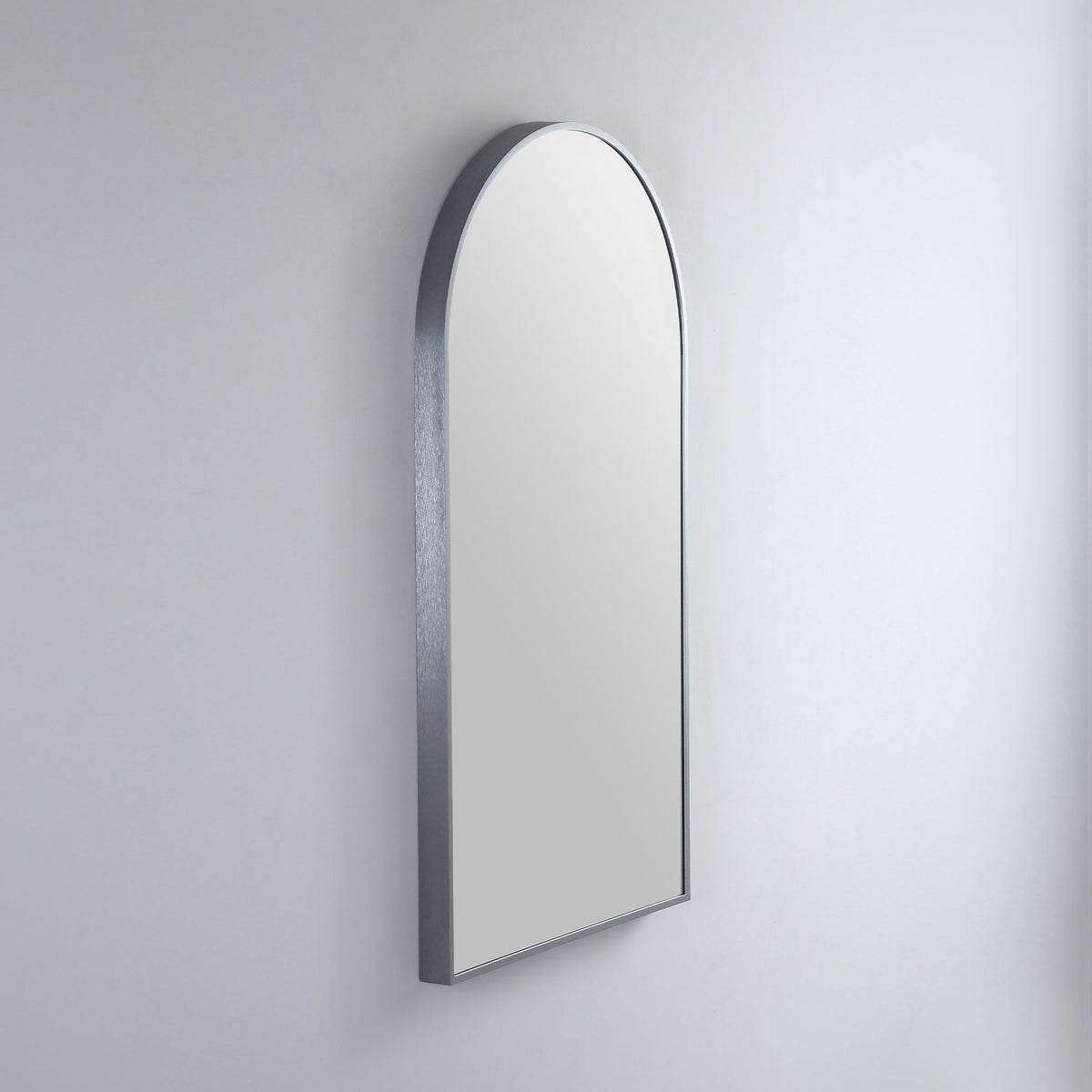 Modern Arch Mirror with Portable Magnifier Georgian Metal product view