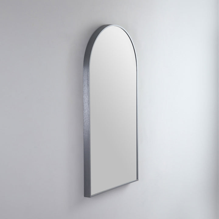 Modern Arch Mirror with Portable Magnifier Georgian Metal product view