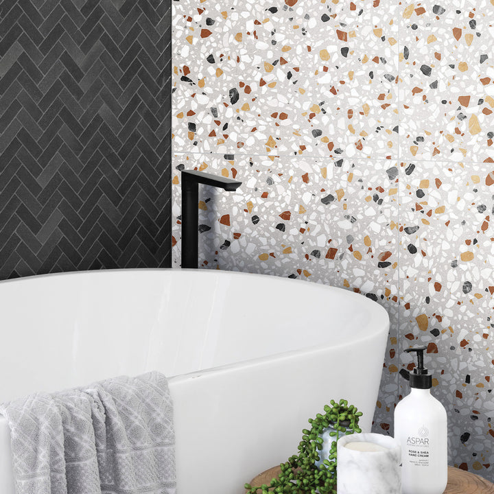 Agglo Murano Porcelain Tile installed