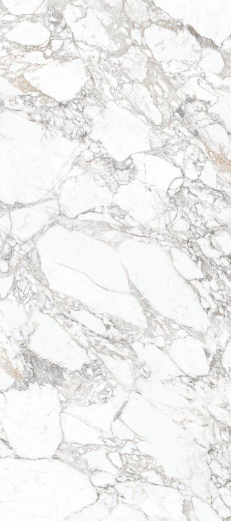 Arabescato Porcelain Slab 6 mm tile face, 2700 x 1200 mm