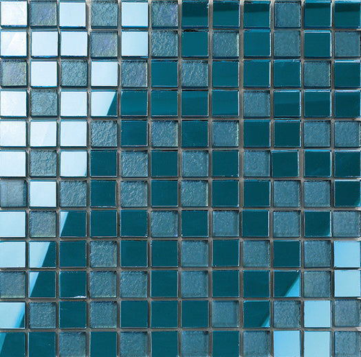 Artmirror Aqua Glass Mosaic tile face, 300 x 300 mm