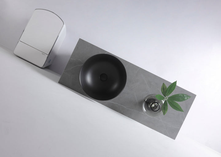 Aulic Argyle Matte Black Basin