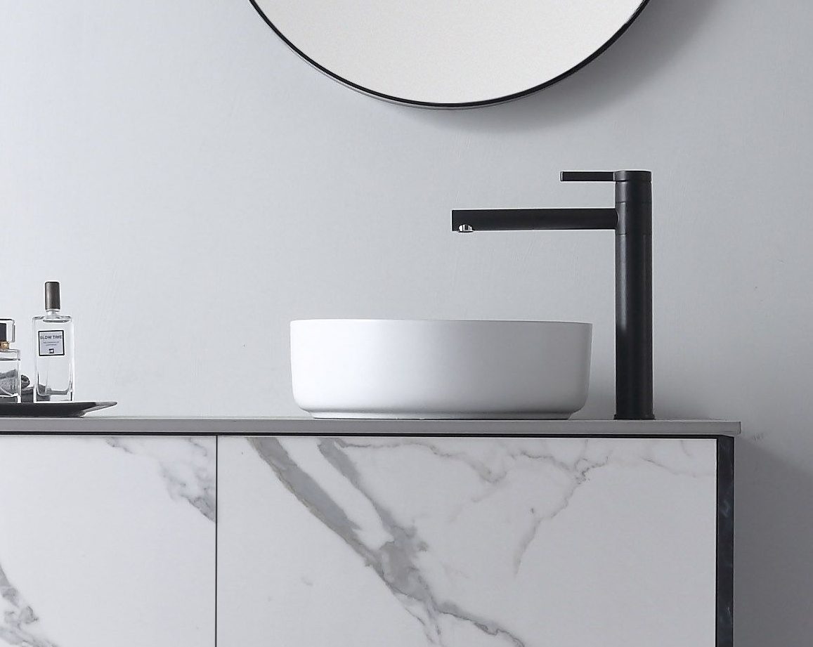 Aulic Dove Matte White Basin product photo