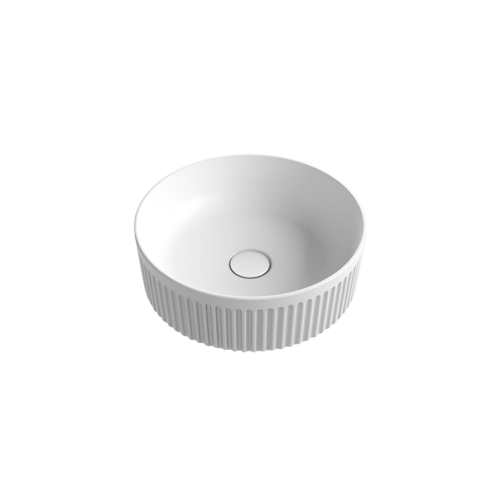 Aulic Lilac Matte White Basin product photo