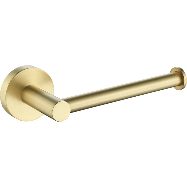 Otus Toilet Roll Holder Open Arm - Brushed Gold
