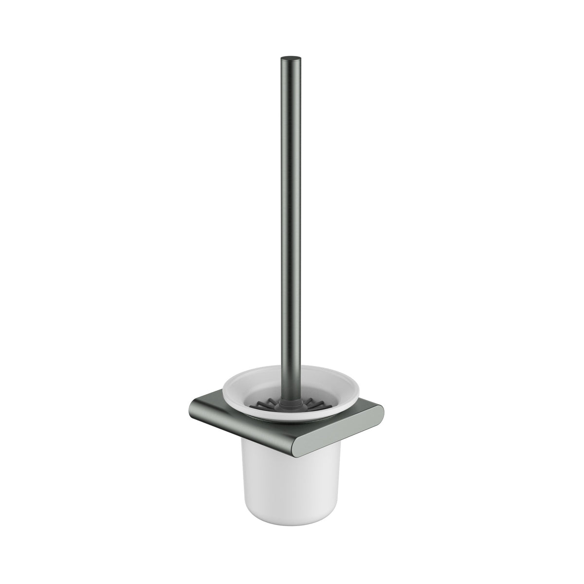 Cora Toilet Brush Holder - Gun Metal