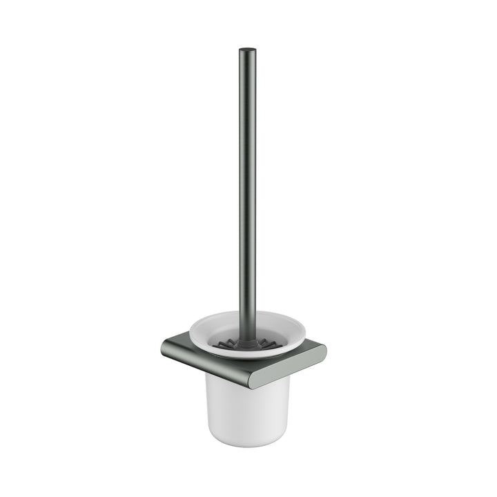 Cora Toilet Brush Holder - Gun Metal