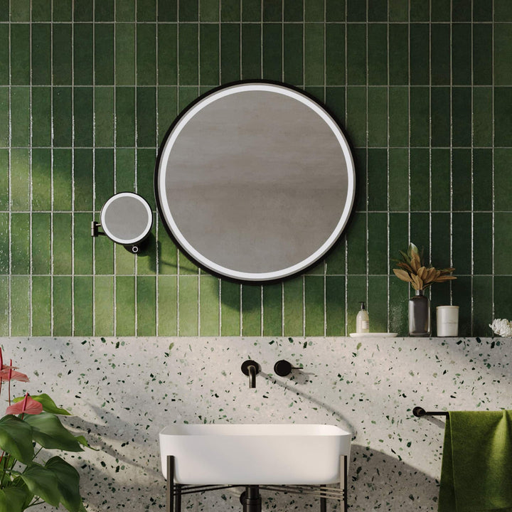 Sphere LED Mirror Manhattan Black