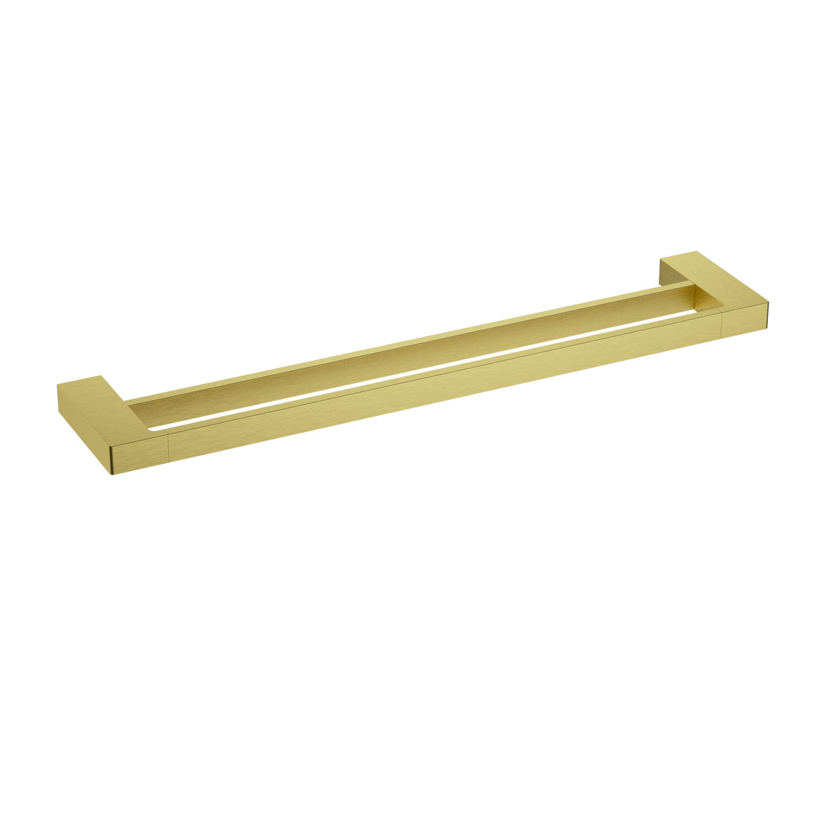 Ceram Towel Rail Double 800mm - Brushed Gold