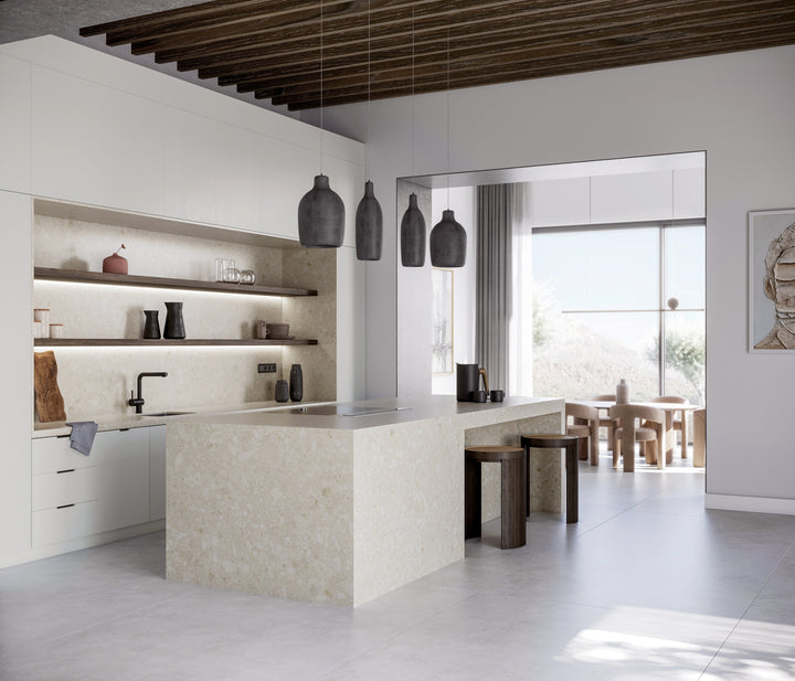 Dekton Ava in a kitchen
