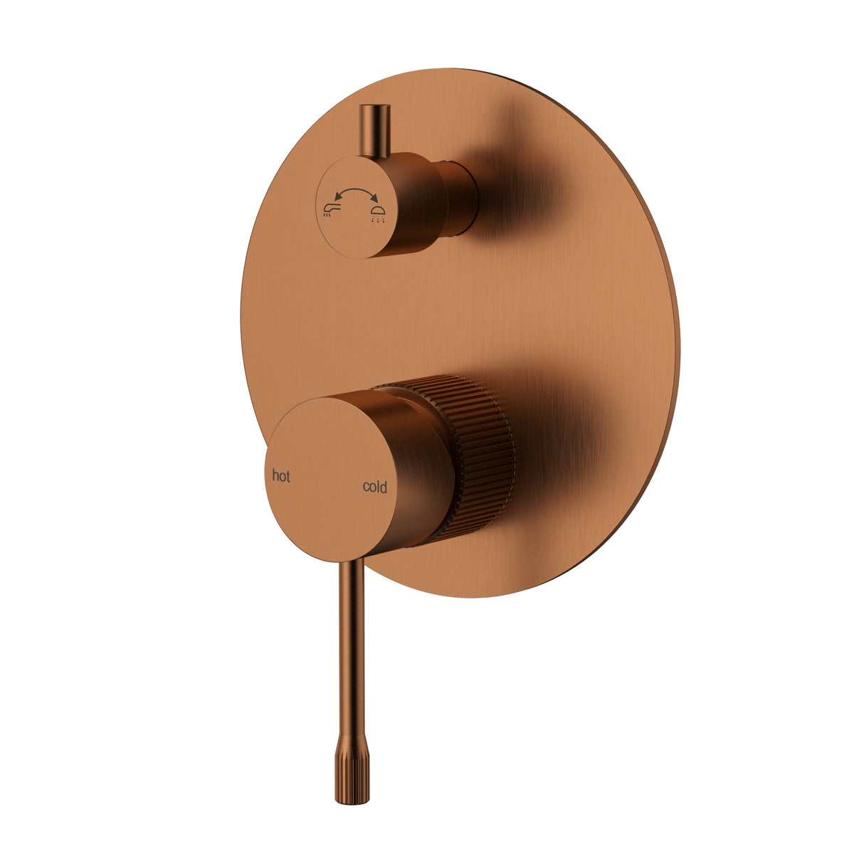 Linie Wall Mixer Diverter Trim Kit - Brushed Copper