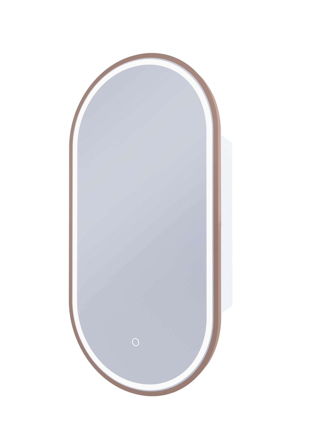 Capsule LED Shaving Cabinet Cuban Bronze