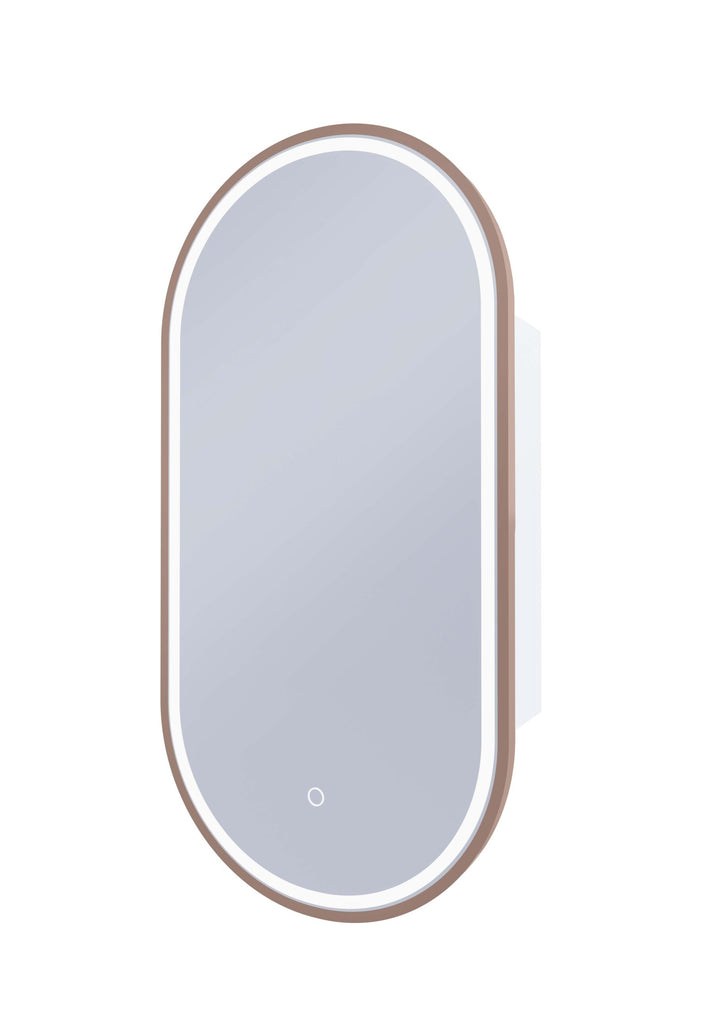 Capsule LED Shaving Cabinet Cuban Bronze