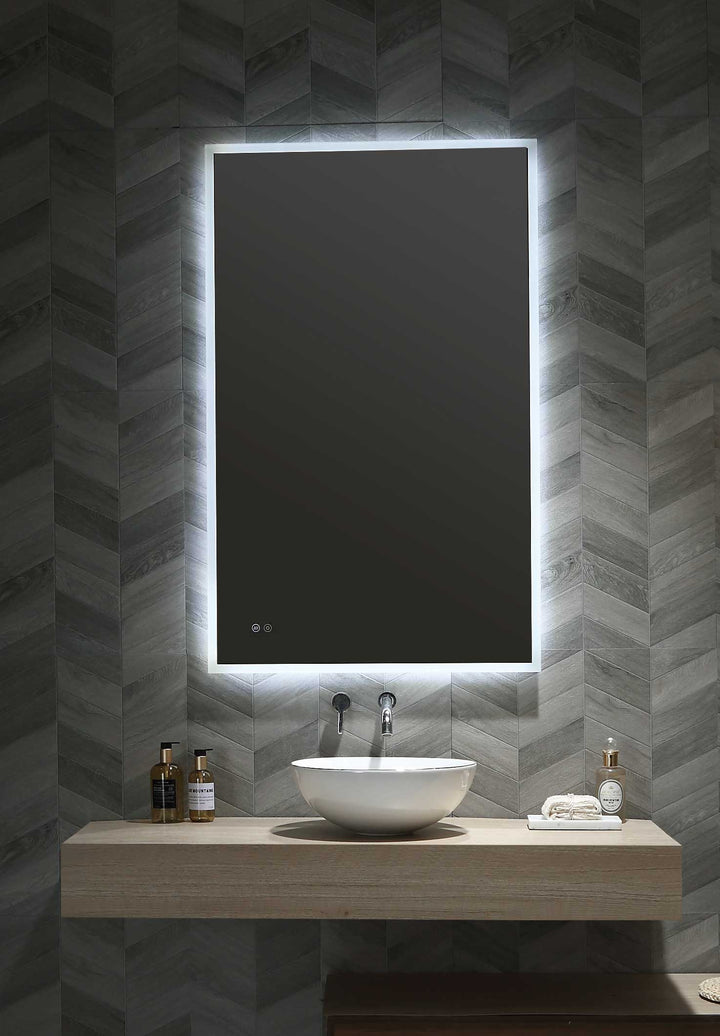 Kara LED Mirror with Bluetooth Speakers Demister and Portable Magnifier lifestyle view 3