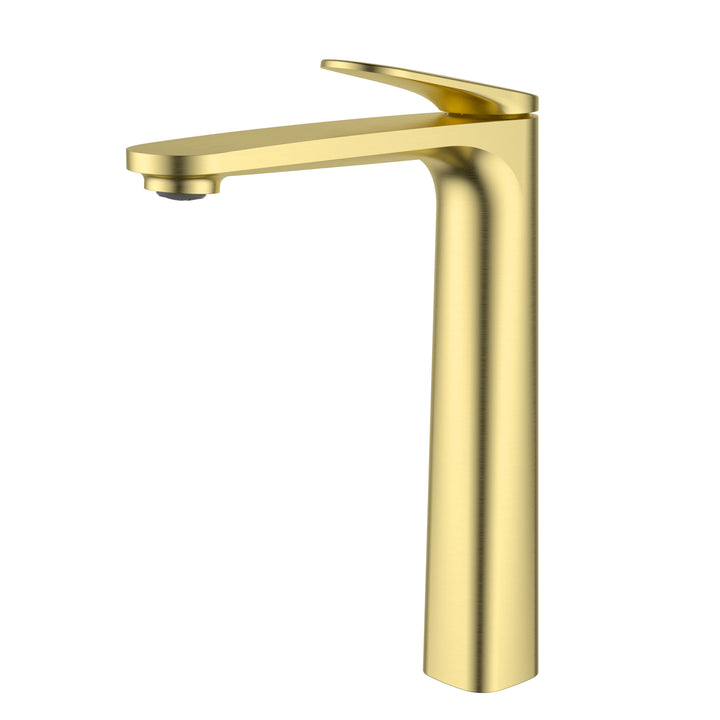 Sulu II High Rise Basin Mixer - Brushed Gold