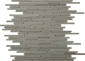 Bullets Coffee Stone Marble Mosaic tile face, 300 x 300 mm