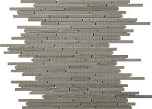 Bullets Coffee Stone Marble Mosaic tile face, 300 x 300 mm