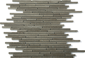 Bullets Fussana Marble Mosaic tile face, 300 x 300 mm