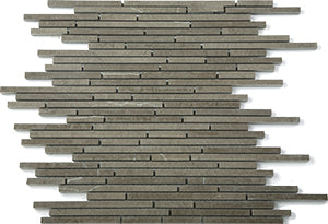 Bullets Fussana Marble Mosaic tile face, 300 x 300 mm