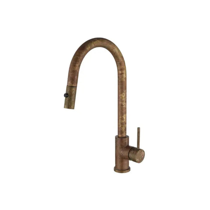 Mica Pull-Out Sink Mixer - Living Brass