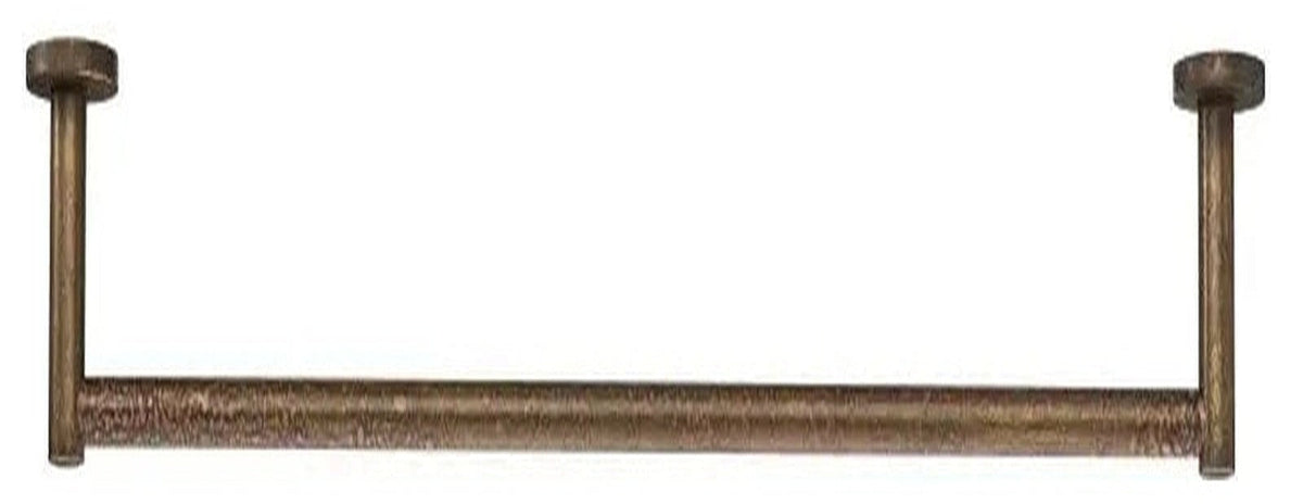 Mica Single Towel Rail - 800mm - Living Brass