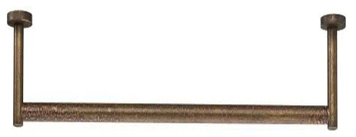 Mica Single Towel Rail - 800mm - Living Brass