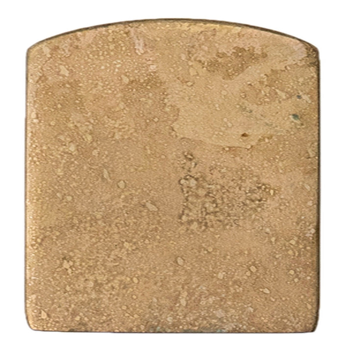 Shower Screen Handle - Square Lever - Living Brass