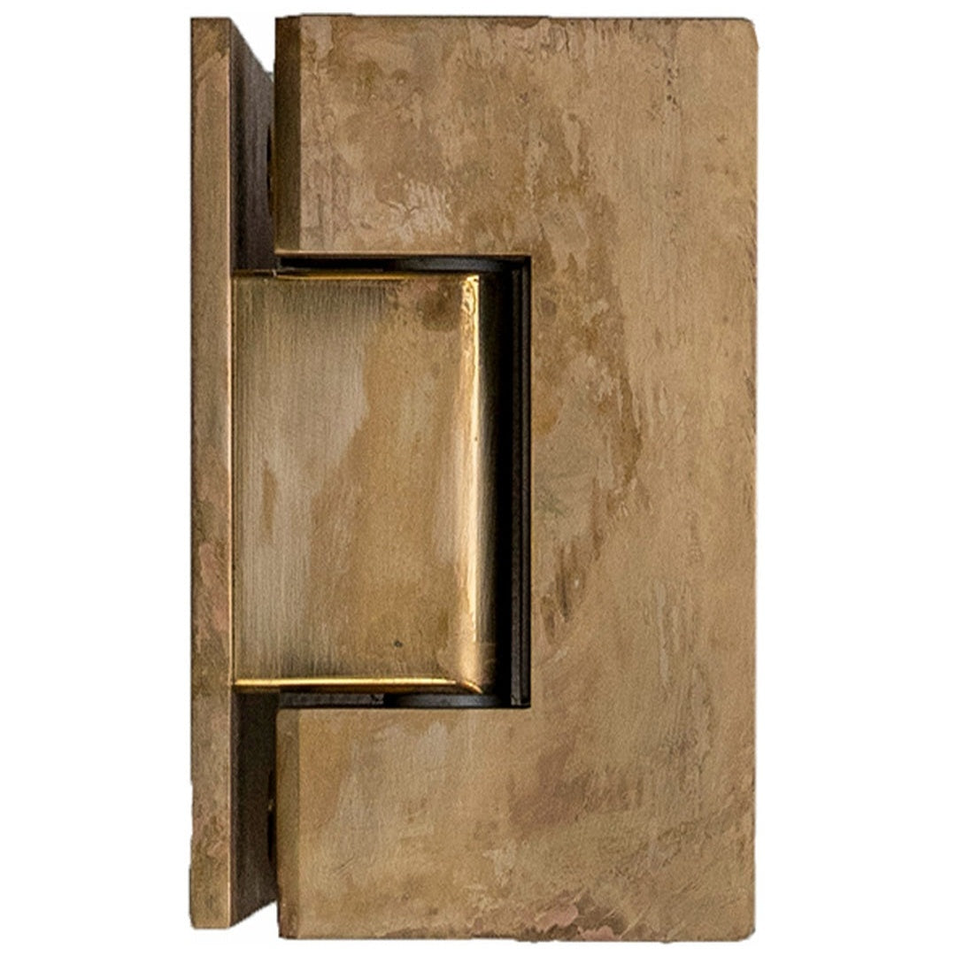 Shower Screen Hinge - Glass To Wall - Living Brass