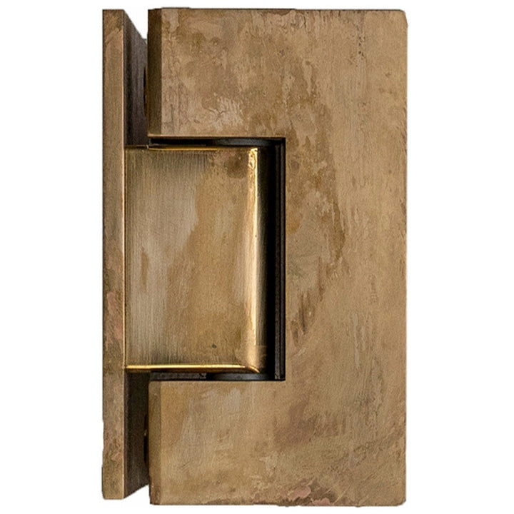 Shower Screen Hinge - Glass To Wall - Living Brass