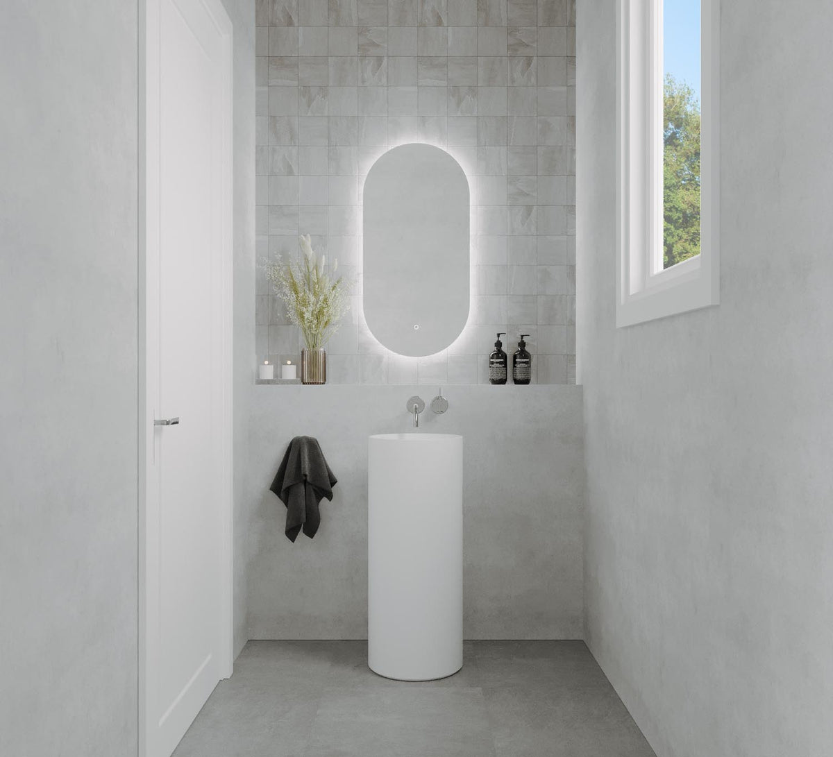 O Series Oval LED Mirror product view