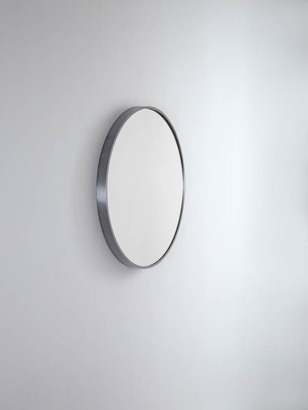Modern Round Mirror Georgian Metal detail view 2