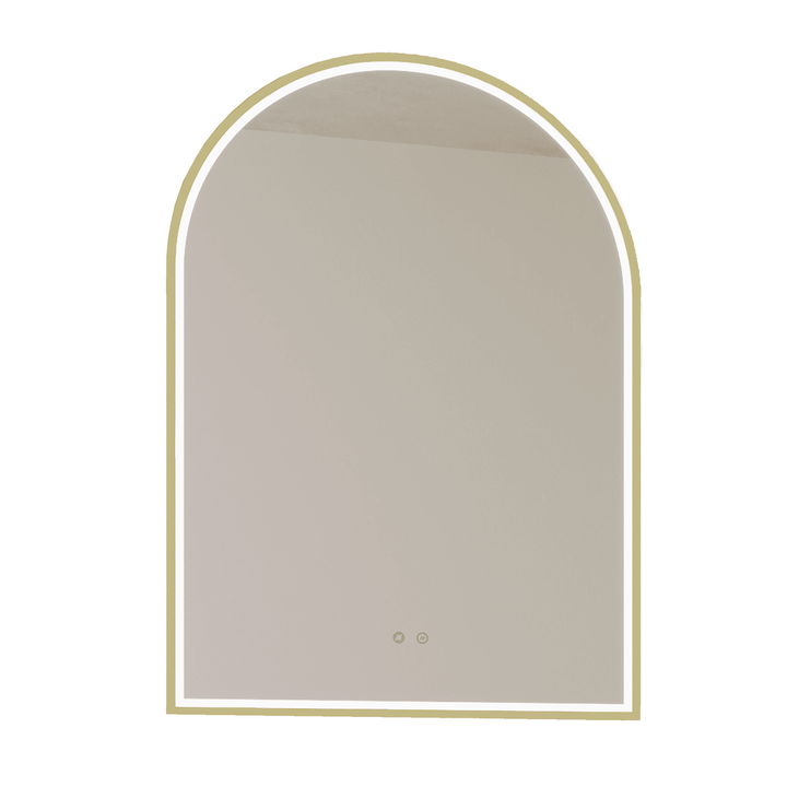 Great Arch LED Mirror Baltic Brass product view 2