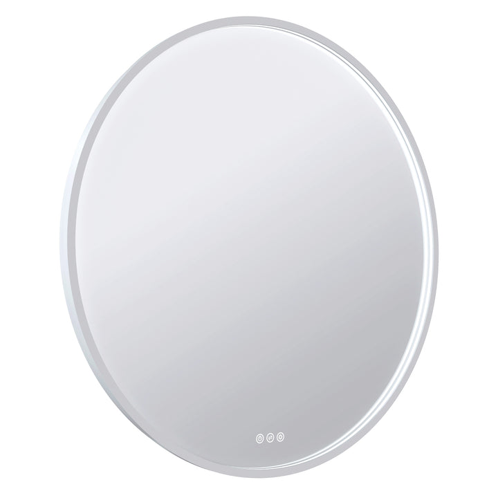 GLODA Olek Round LED Mirror - White