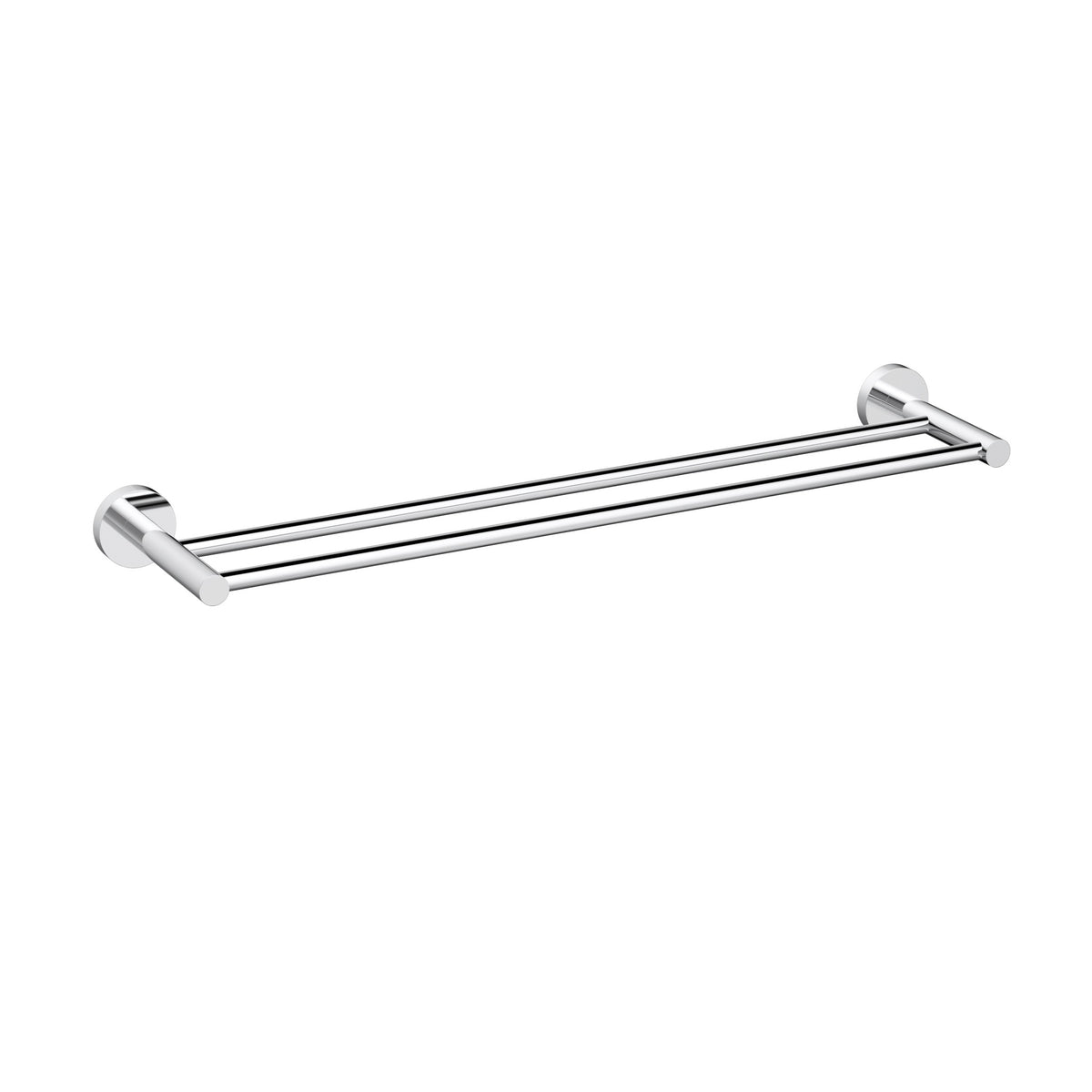Otus Slimline Towel Rail Double 600mm - Chrome