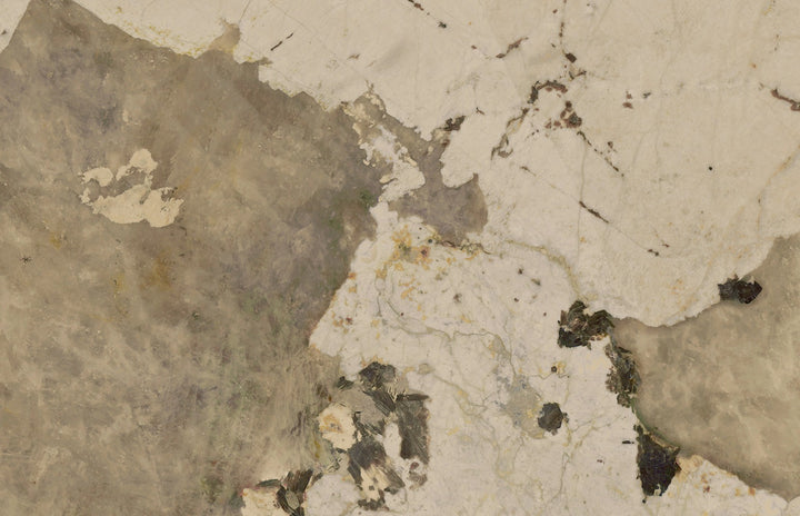 Close-up of the Dekton Khalo surface in a polished finish