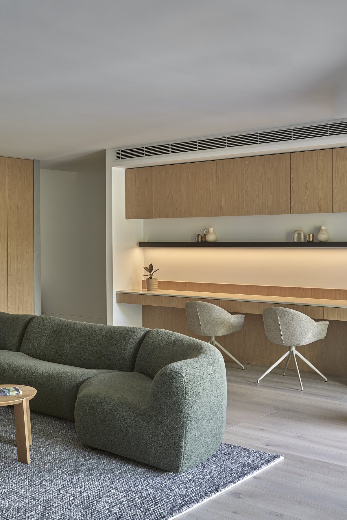 Argentium Dekton Optimma 4mm in a living area setting