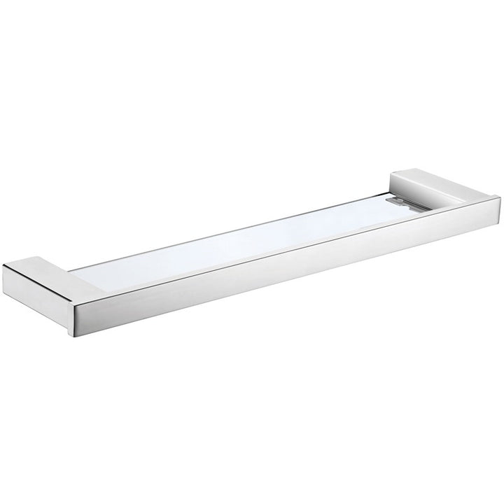 Rosa Shelf Glass - Chrome