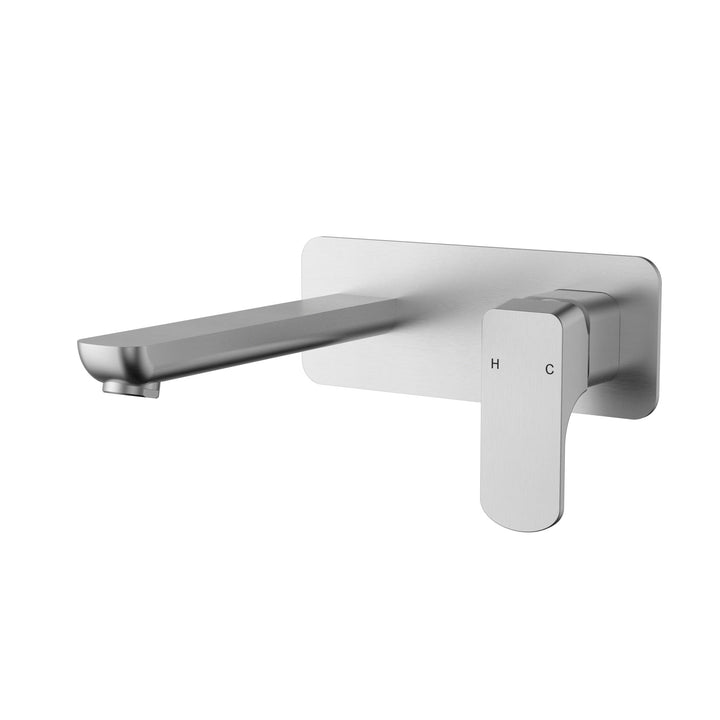 Eden Wall Basin Mixer - Brushed Nickel
