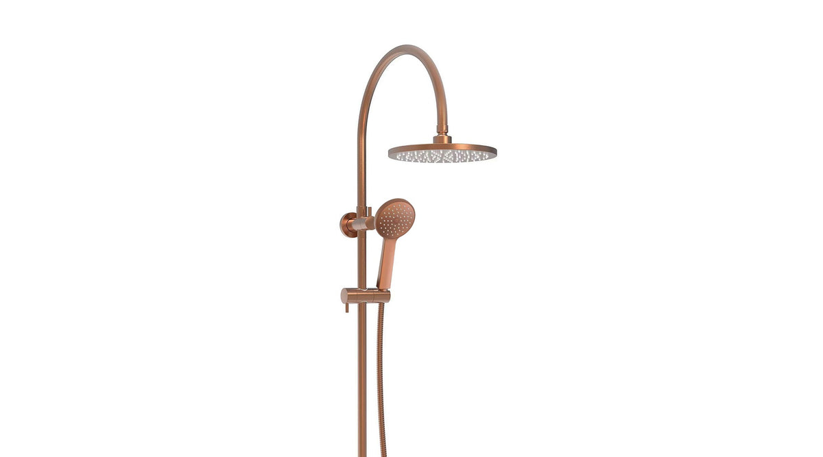 Soul Classic Gooseneck Shower Set - Brushed Copper