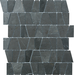 Castle Persian Blue Marble Mosaic – 260 x 300 mm, tile face