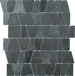 Castle Persian Blue Marble Mosaic tile face, 260 x 300 mm