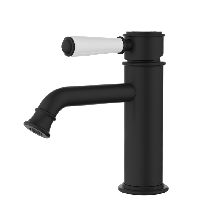 Clasico Basin Mixer / Ceramic Handle - Matt Black