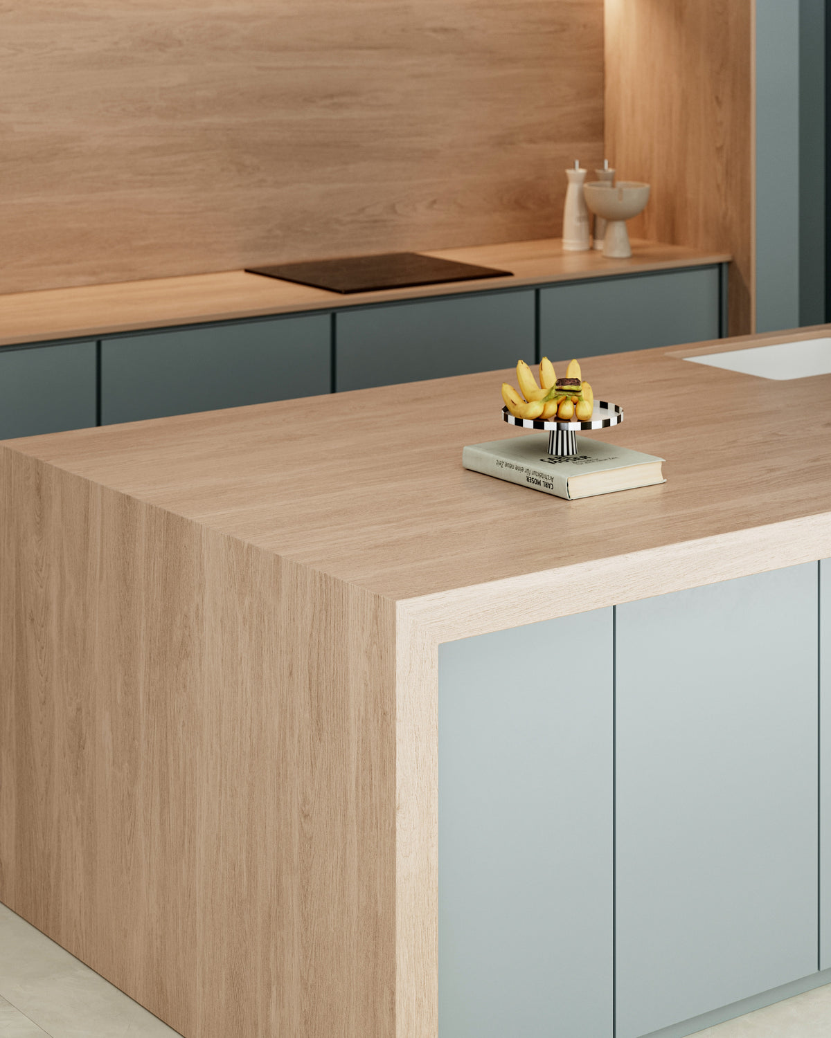 Dekton Kedar in a kitchen, close-up
